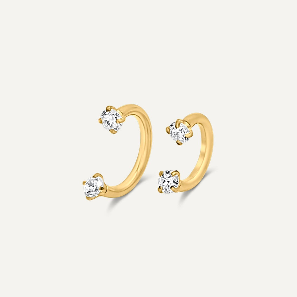 Halve Ring Diamant | Hoop