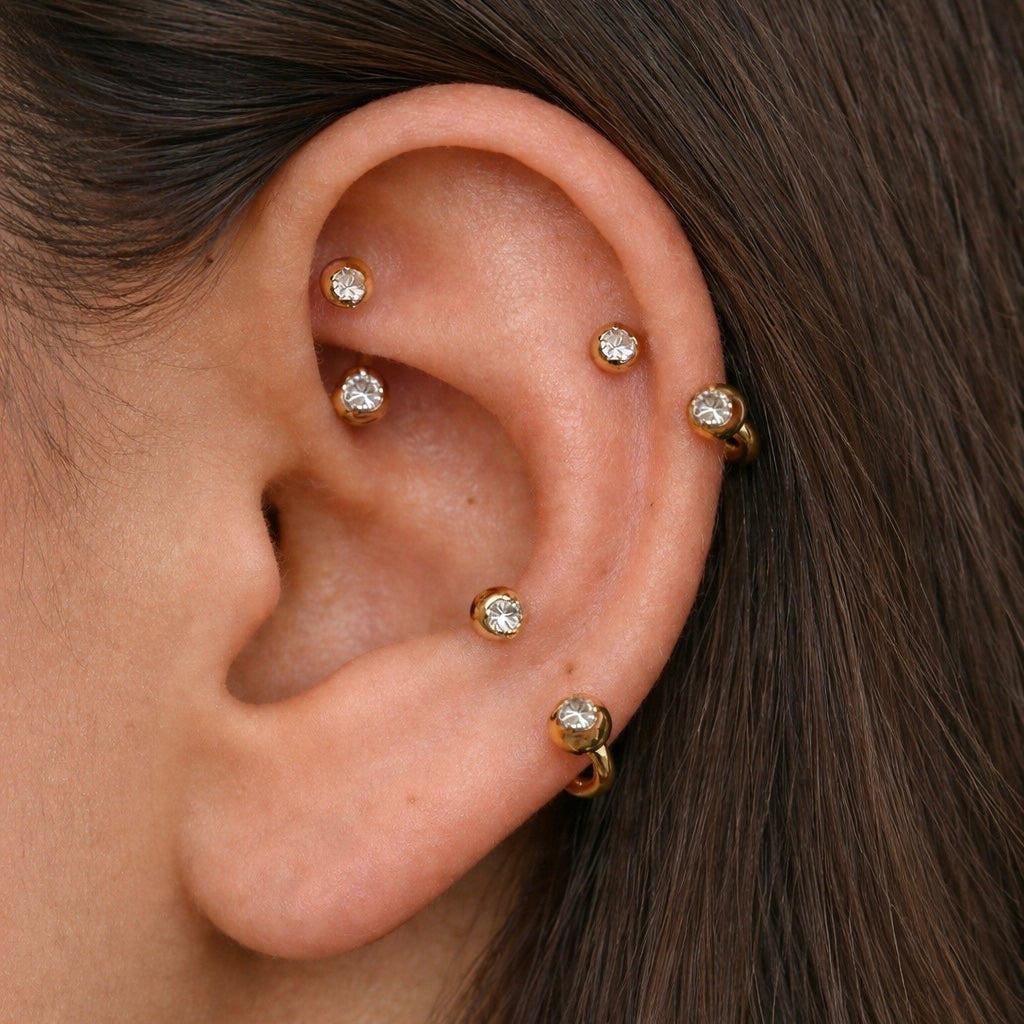 Halve Ring Diamant | Hoop