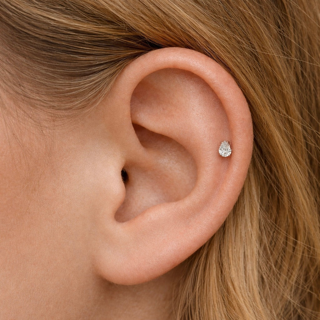 Druppel Diamant | Flat Back